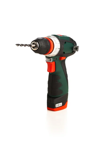 Cordless drill geïsoleerd op wit — Stockfoto