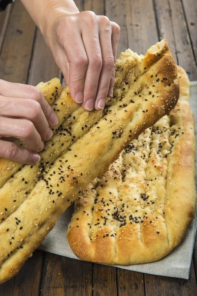 Barbari nebo perský chléb — Stock fotografie