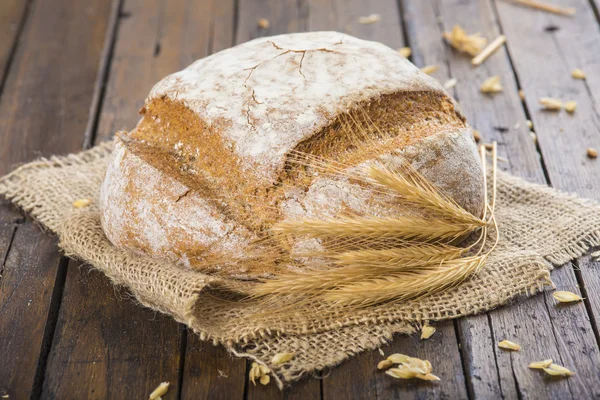 Homemade multigrain sourdough bread — Stock Photo, Image