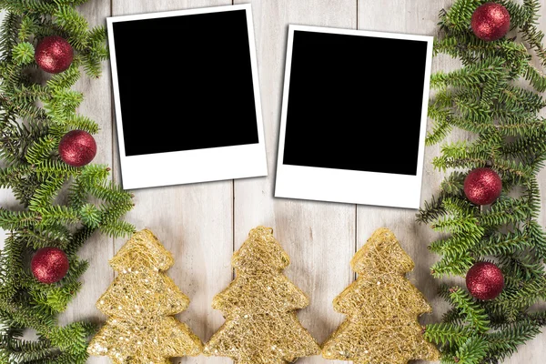 Fondo de tarjeta de Navidad con un espacio para el texto —  Fotos de Stock