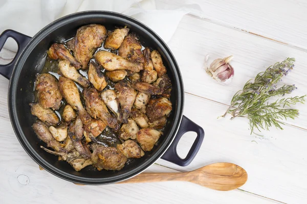 Ajo Pollo Estilo español — Foto de Stock