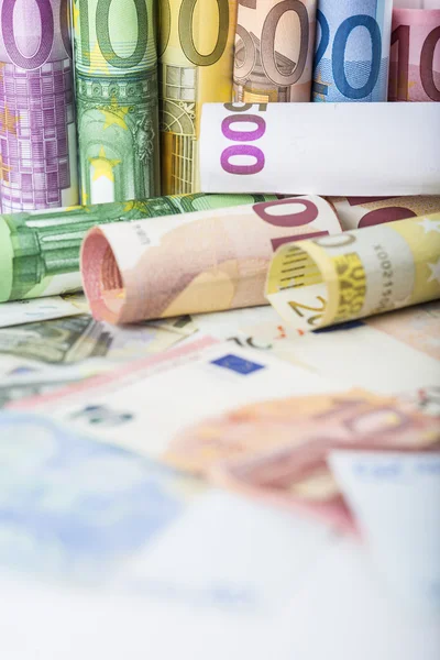 Europäischer Geldhintergrund — Stockfoto