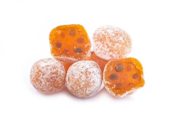 Kumquaty izolovaných na bílém pozadí — Stock fotografie