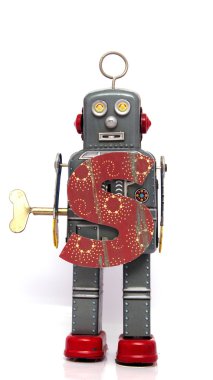 beyaz harfler gidiyor robot
