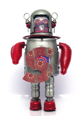 beyaz harfler gidiyor robot