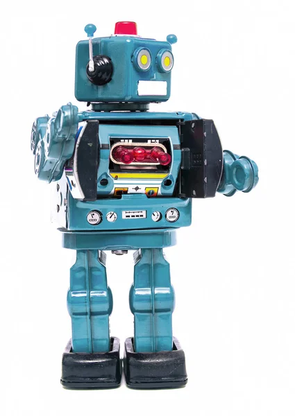 Retro tin robots afbeelding — Stockfoto