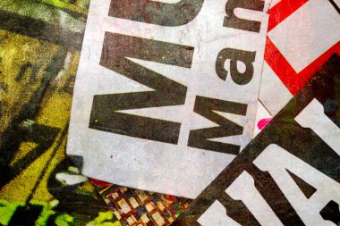 Rastgele Grunge dergisi arkaplan dokusu 