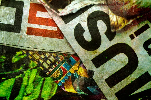 Random Grunge Magazine Background Texture — Stock Photo, Image