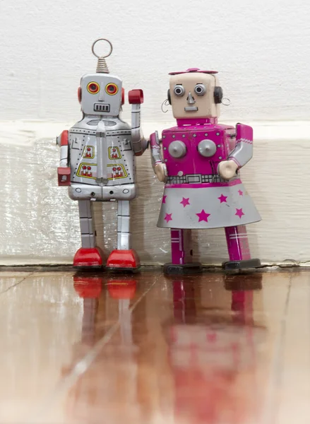 Dos robots enamorados — Foto de Stock