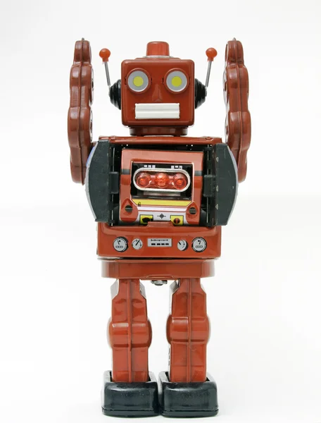 Retro robot speelgoed — Stockfoto