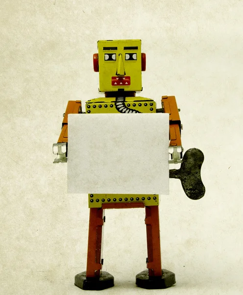 Znak robota — Zdjęcie stockowe