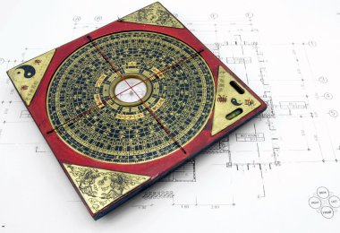 Eski feng shui pusulası