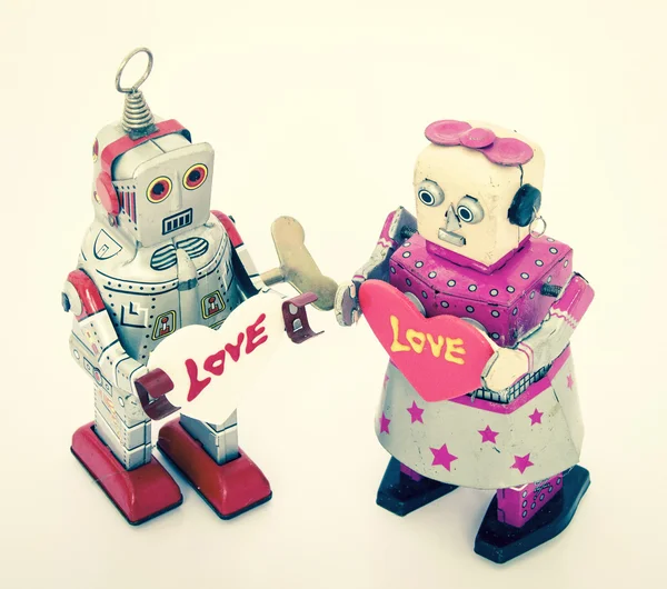 Robot liefde — Stockfoto