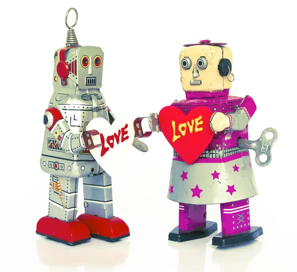 Robot liefde — Stockfoto