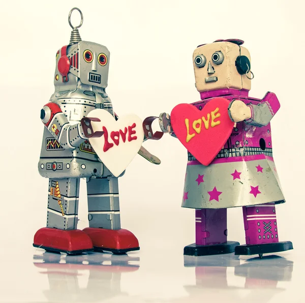 Amore robot — Foto Stock