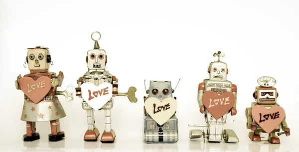 Amore robot — Foto Stock