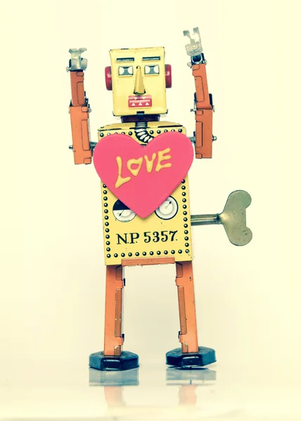 Robot kärlek — Stockfoto