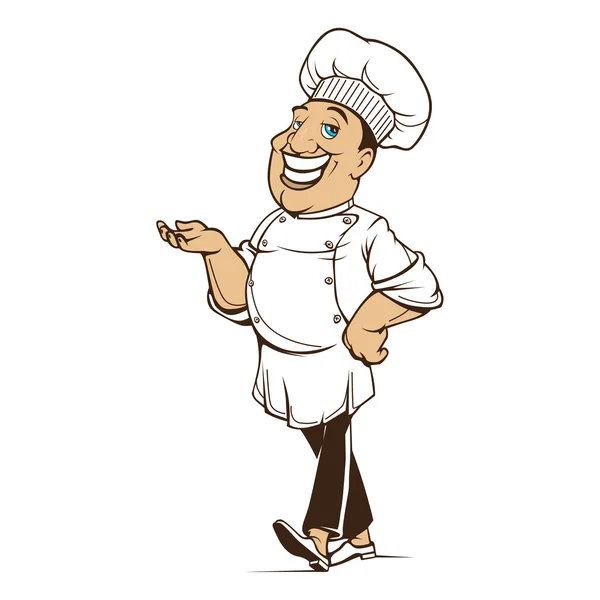 Caractère Chef mignon — Image vectorielle
