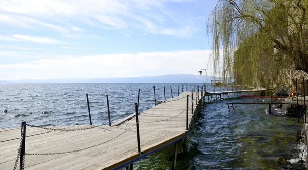 Lago ohrid, macedonia — Foto Stock