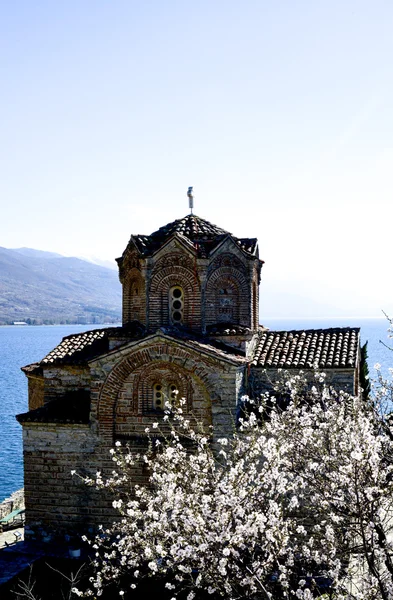 Lago Ohrid, macedónia — Fotografia de Stock