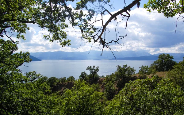 Prespasjön, Makedonien — Stockfoto
