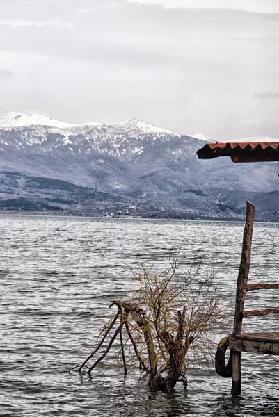 Prespanské jezero, Makedonie — Stock fotografie