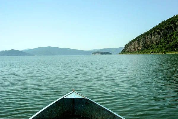 Lago prespa en macedonia — Foto de Stock