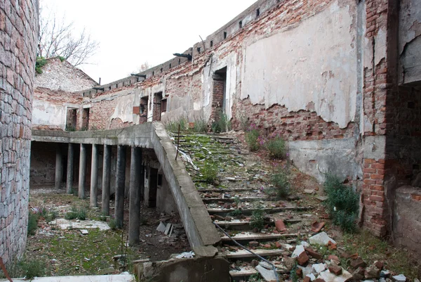 Geschlossene Hoteltreppe — Stockfoto