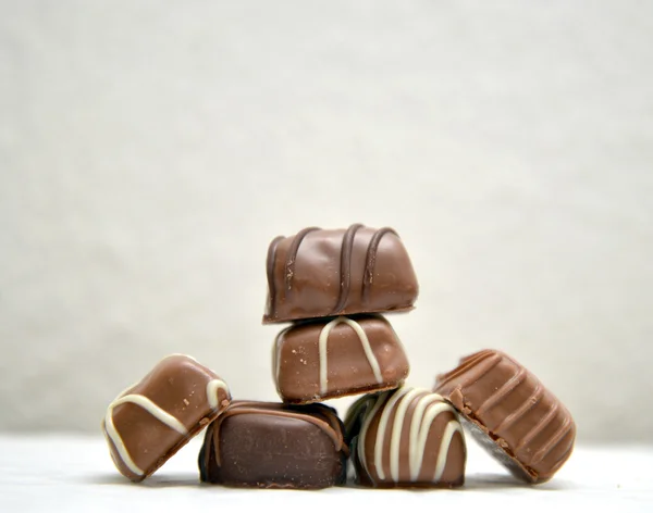 Diverse zoete pralines — Stockfoto