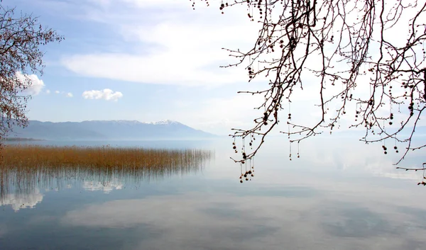 Lago ohrid, macedonia — Foto Stock