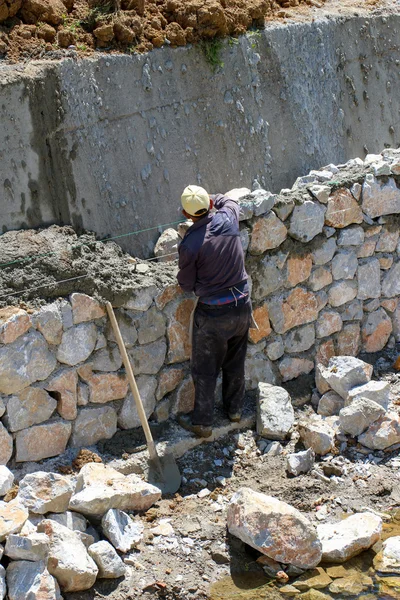 Nehir dolgu oluşturma — Stok fotoğraf