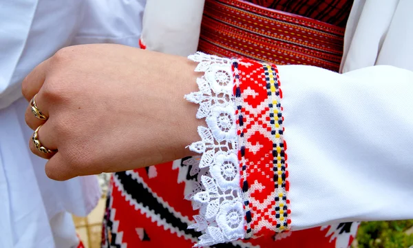 Traditional macedonian clothes — Stock Photo, Image