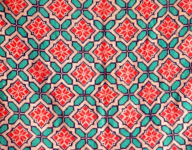 sorunsuz kırmızı ve yeşil örme arka plan