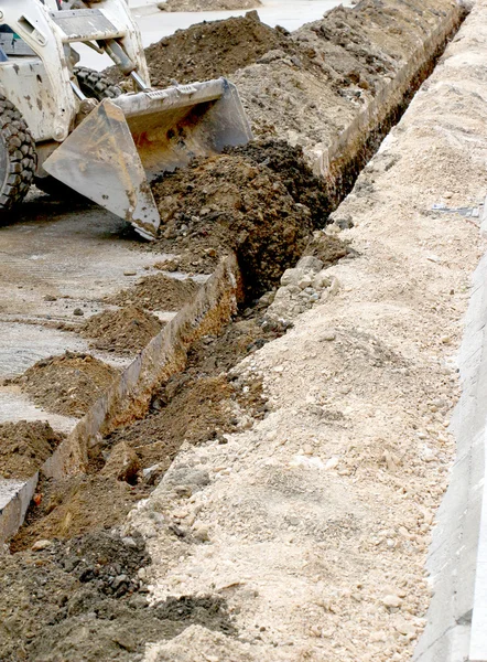 Road Works onarımı — Stok fotoğraf