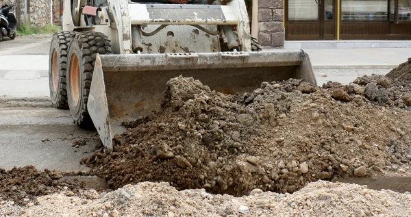 Road Works onarımı — Stok fotoğraf