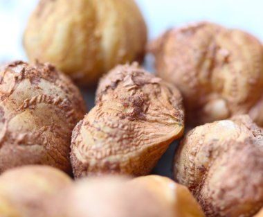 Fındıkları kapatın.