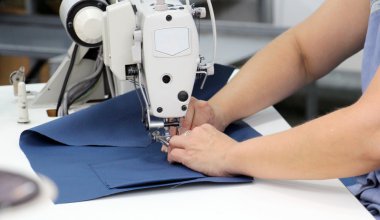 Tekstil üretim Sektöründen kadın işçi