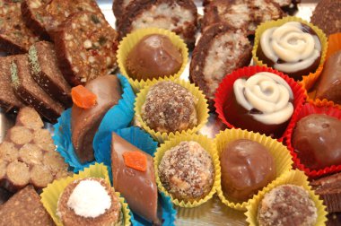 Çeşitli gurme domalan el yapımı