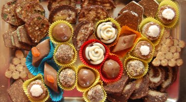 Çeşitli gurme domalan el yapımı