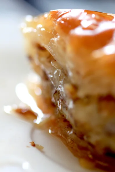 Baklava artisanal, pâtisserie traditionnelle turque — Photo