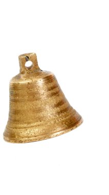 whie arka plan üzerinde küçük çan
