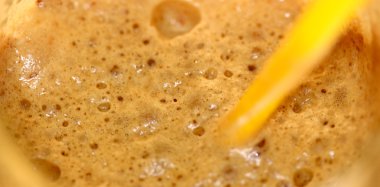 Beyaz latte kahve köpüğü arka plan