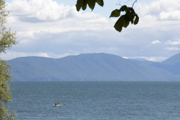 Prespanské jezero, Makedonie — Stock fotografie