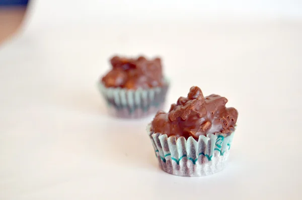 Heerlijke zelfgemaakte bonbons - zoete voedsel — Stockfoto