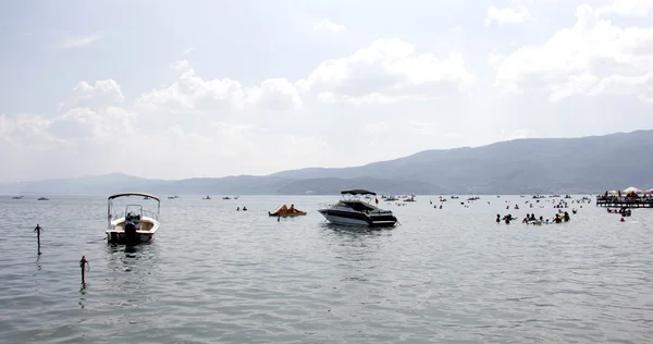 Lago Ohrid no verão — Fotografia de Stock