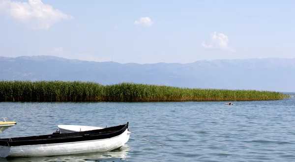 Lago Ohrid en verano — Foto de Stock