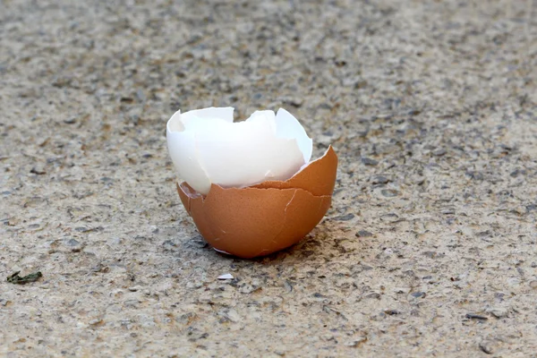 Obrázek z rozbitých vajec — Stock fotografie
