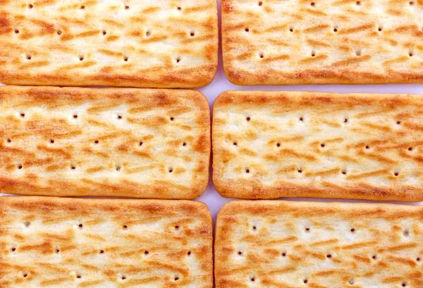 Gezouten crackers backround — Stockfoto