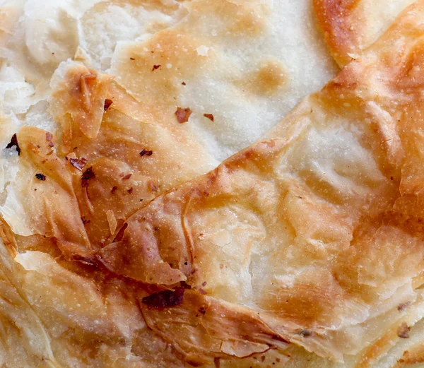 Crosta di un Burek, un cibo tradizionale balcanico , — Foto Stock