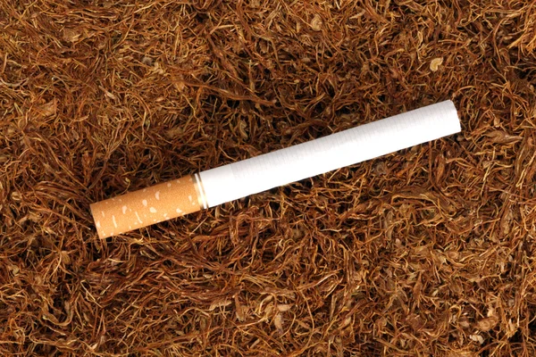 Problemas de tabaquismo, adicción al tabaco y la nicotina, tema de salud — Foto de Stock